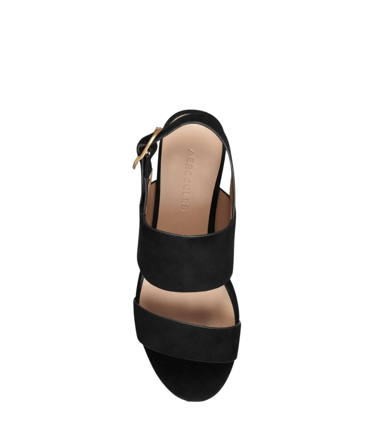 Aerosoles Camera Platform Black Suede