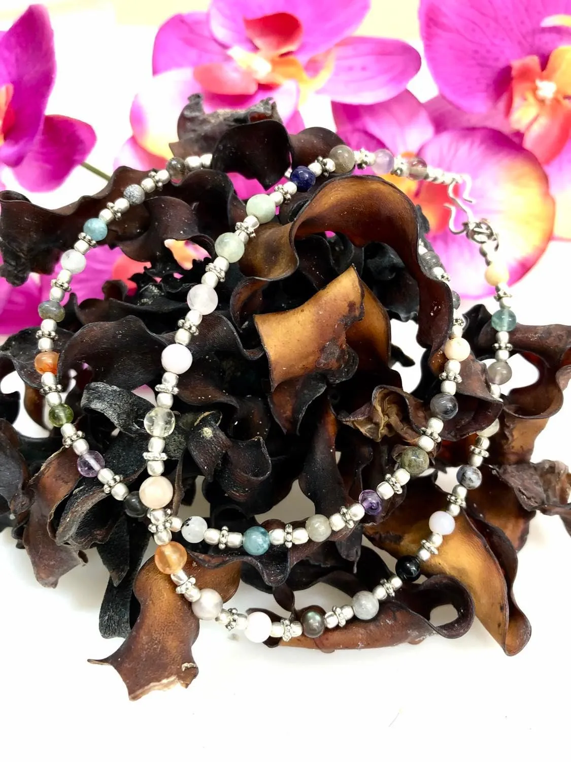 Beaded Stone Anklet