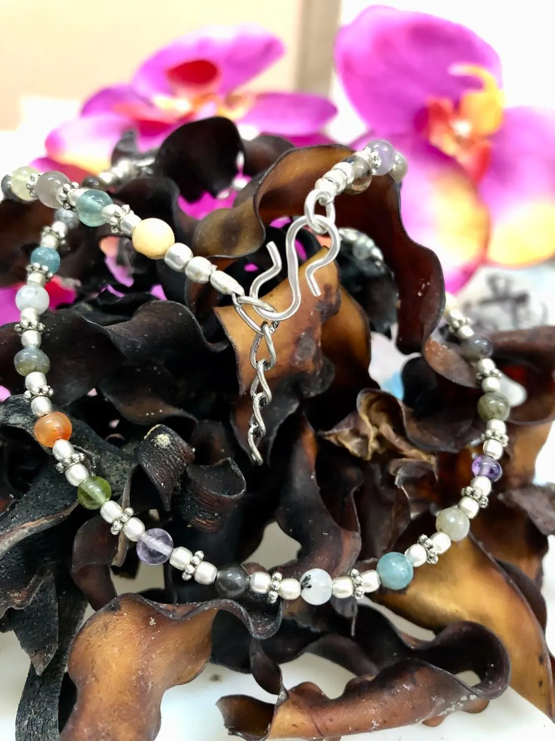Beaded Stone Bracelet