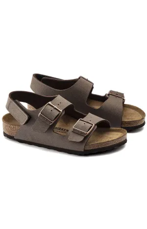 Birkenstock Milano Hl Sandals Kids Mocha Leather 1019600