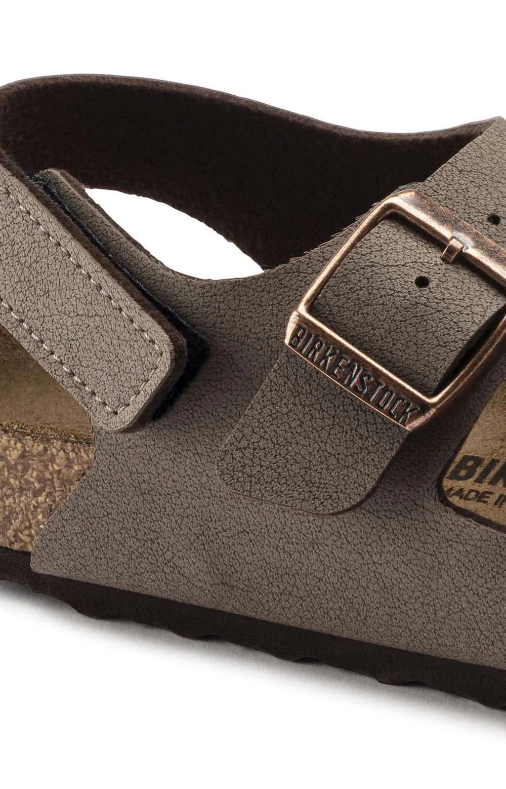 Birkenstock Milano Hl Sandals Kids Mocha Leather 1019600