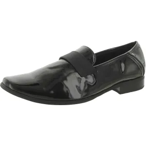 Calvin Klein Bernard Men's Patent Leather Banded Slip On Dress Shoes