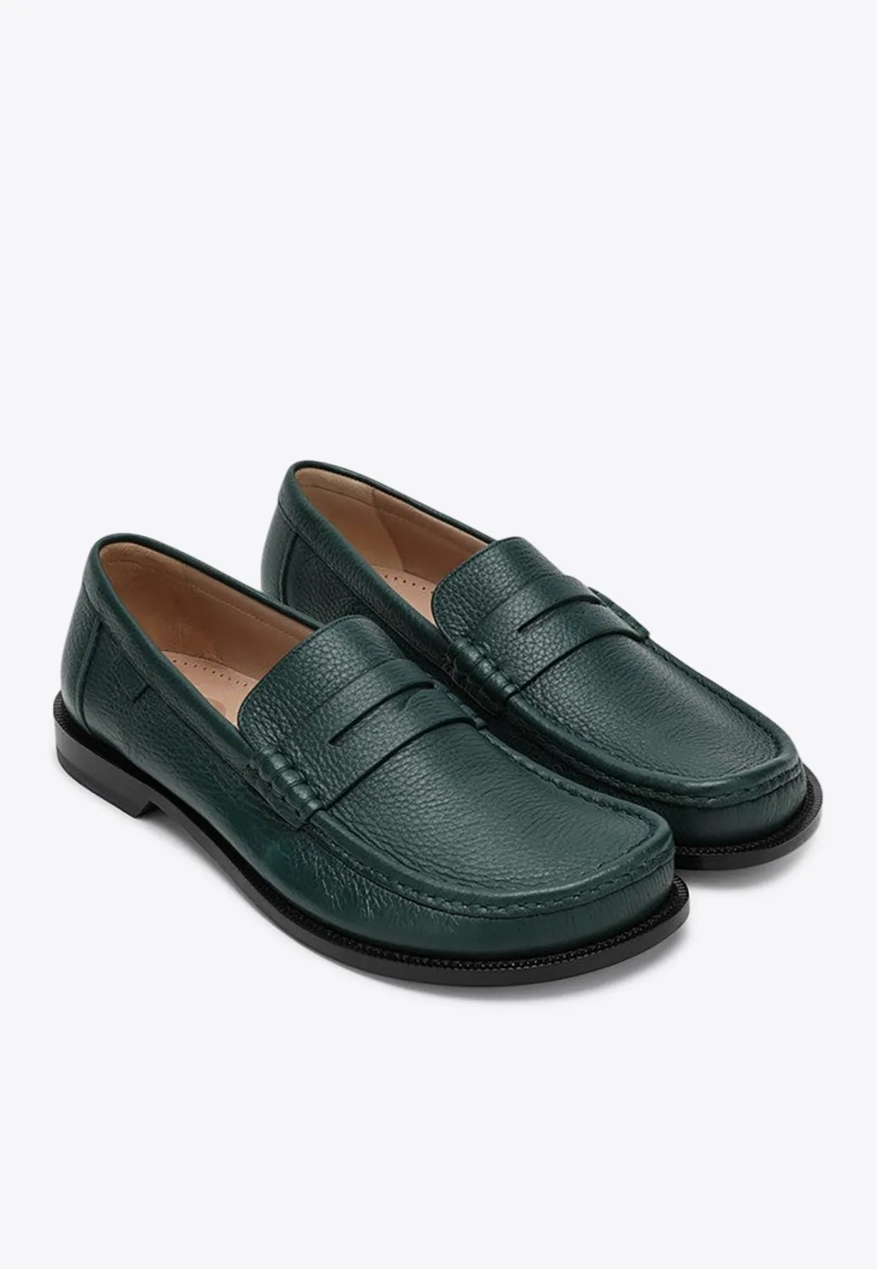 Campo Grained Leather Loafers