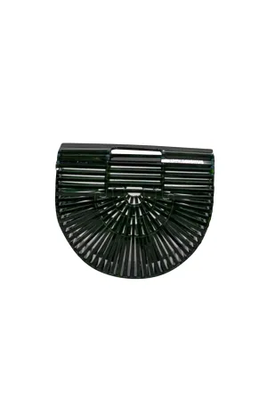 Cult Gaia - Green Marbled Acrylic Ark Mini Bag