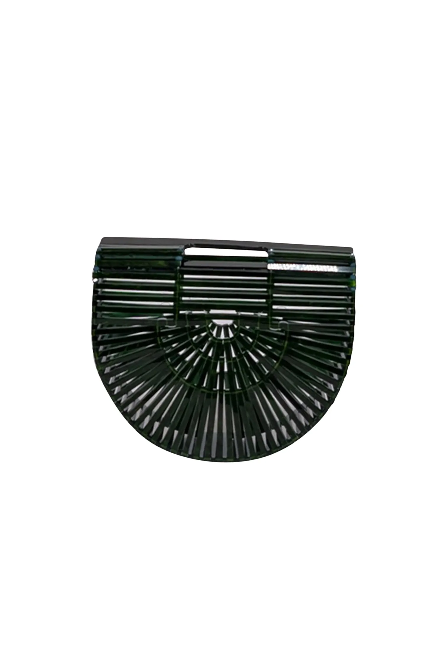 Cult Gaia - Green Marbled Acrylic Ark Mini Bag