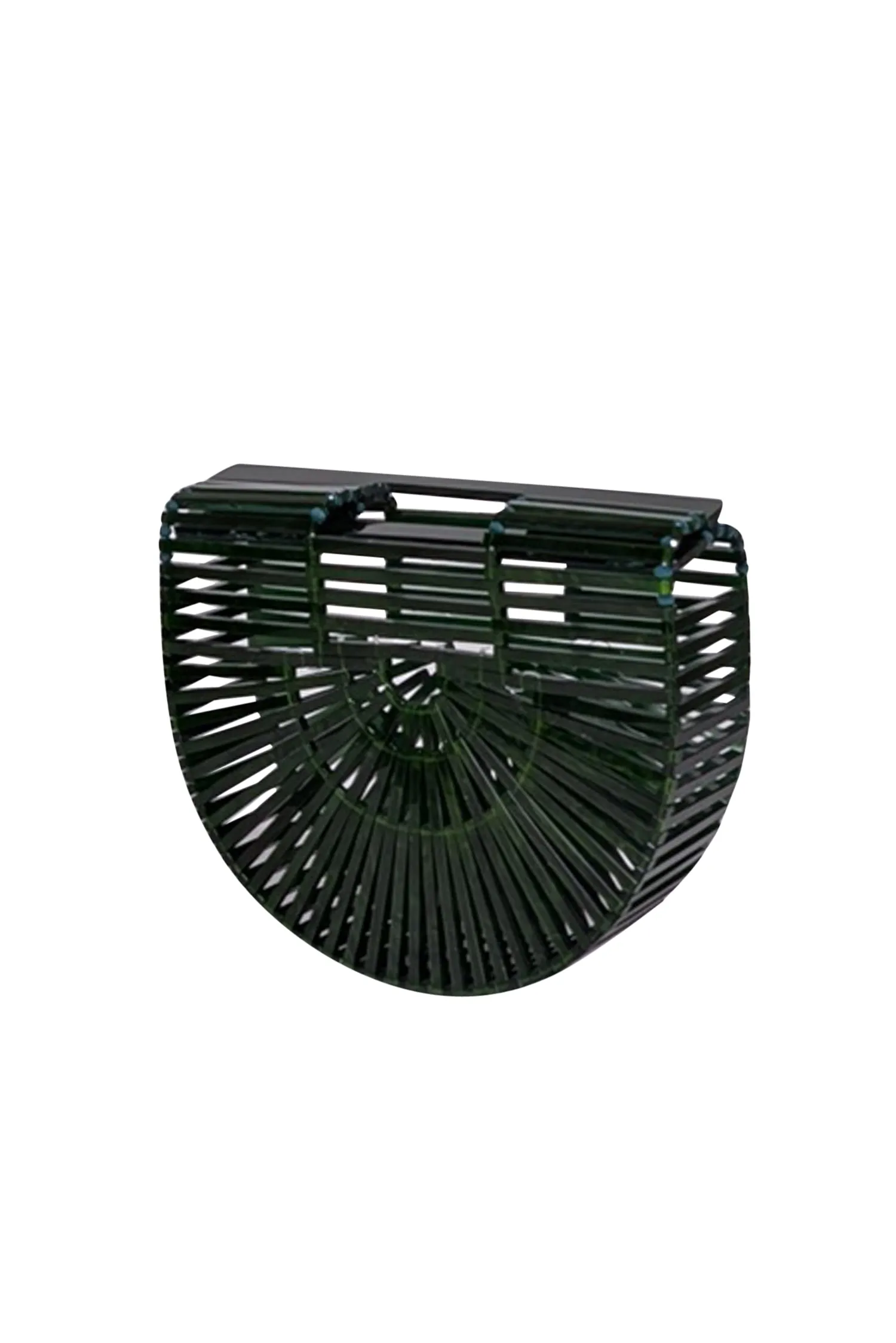Cult Gaia - Green Marbled Acrylic Ark Mini Bag