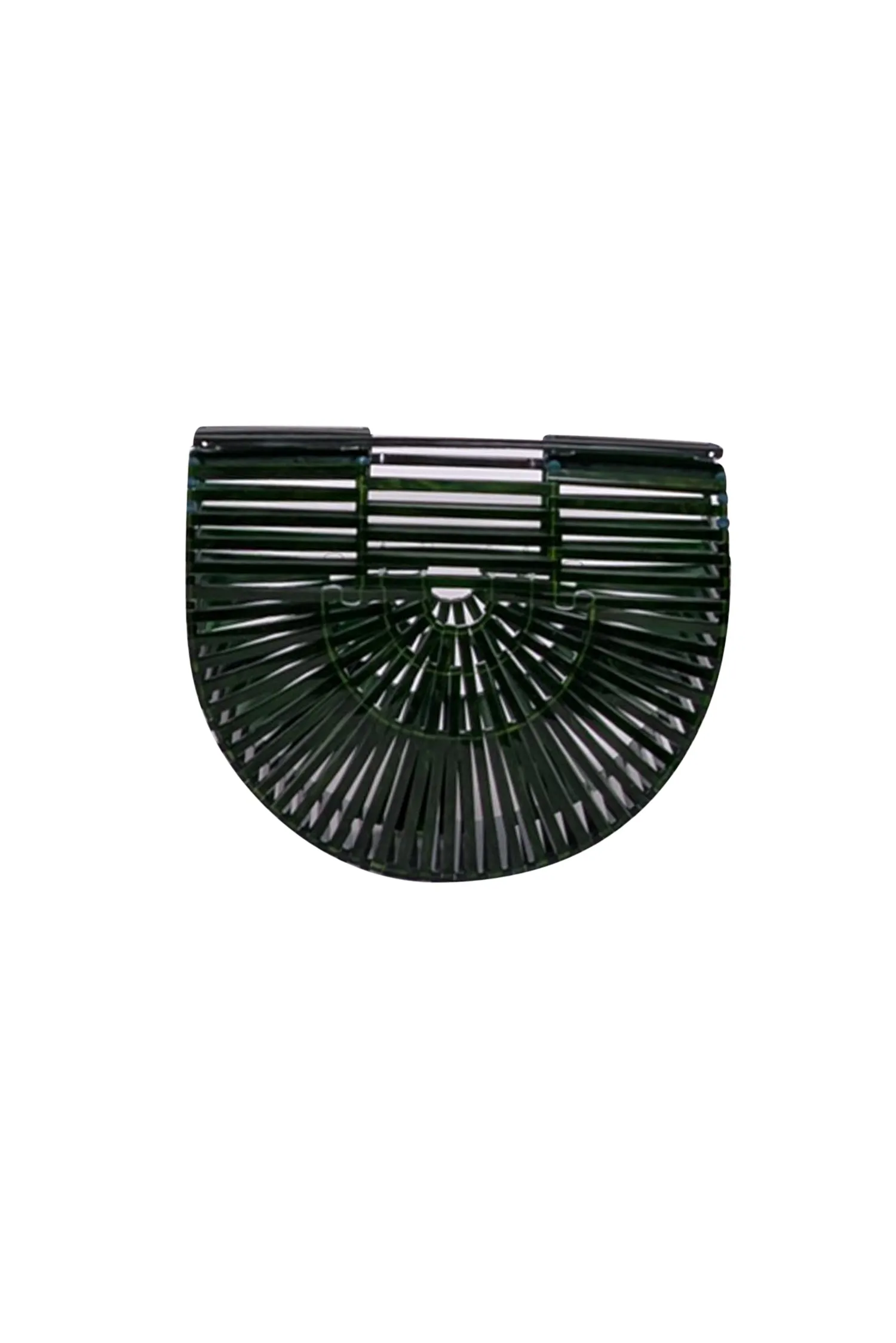 Cult Gaia - Green Marbled Acrylic Ark Mini Bag