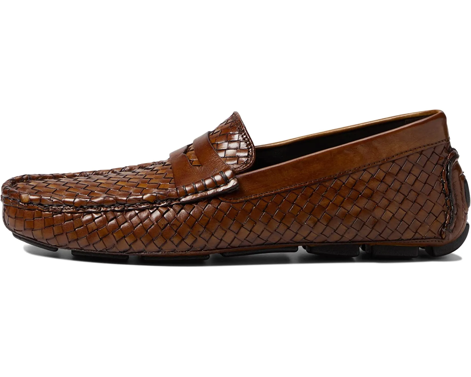 Dayton Woven Penny Johnston & Murphy Collection Loafers, brown