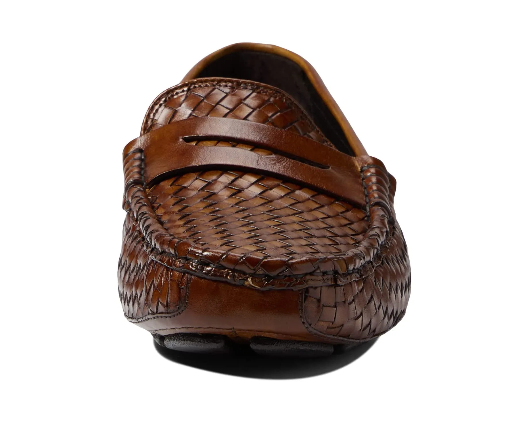 Dayton Woven Penny Johnston & Murphy Collection Loafers, brown