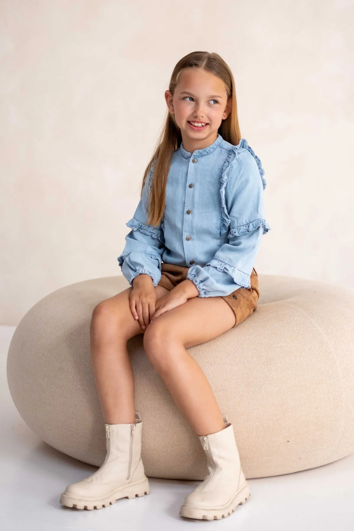 Fay-Linn Short Cognac
