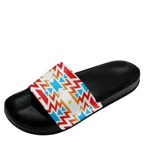Fire Colors and Sky Slide Sandals