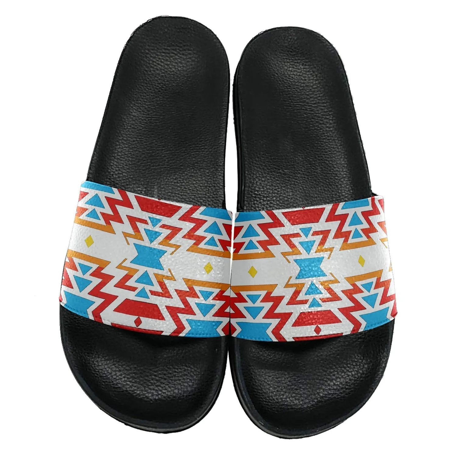 Fire Colors and Sky Slide Sandals