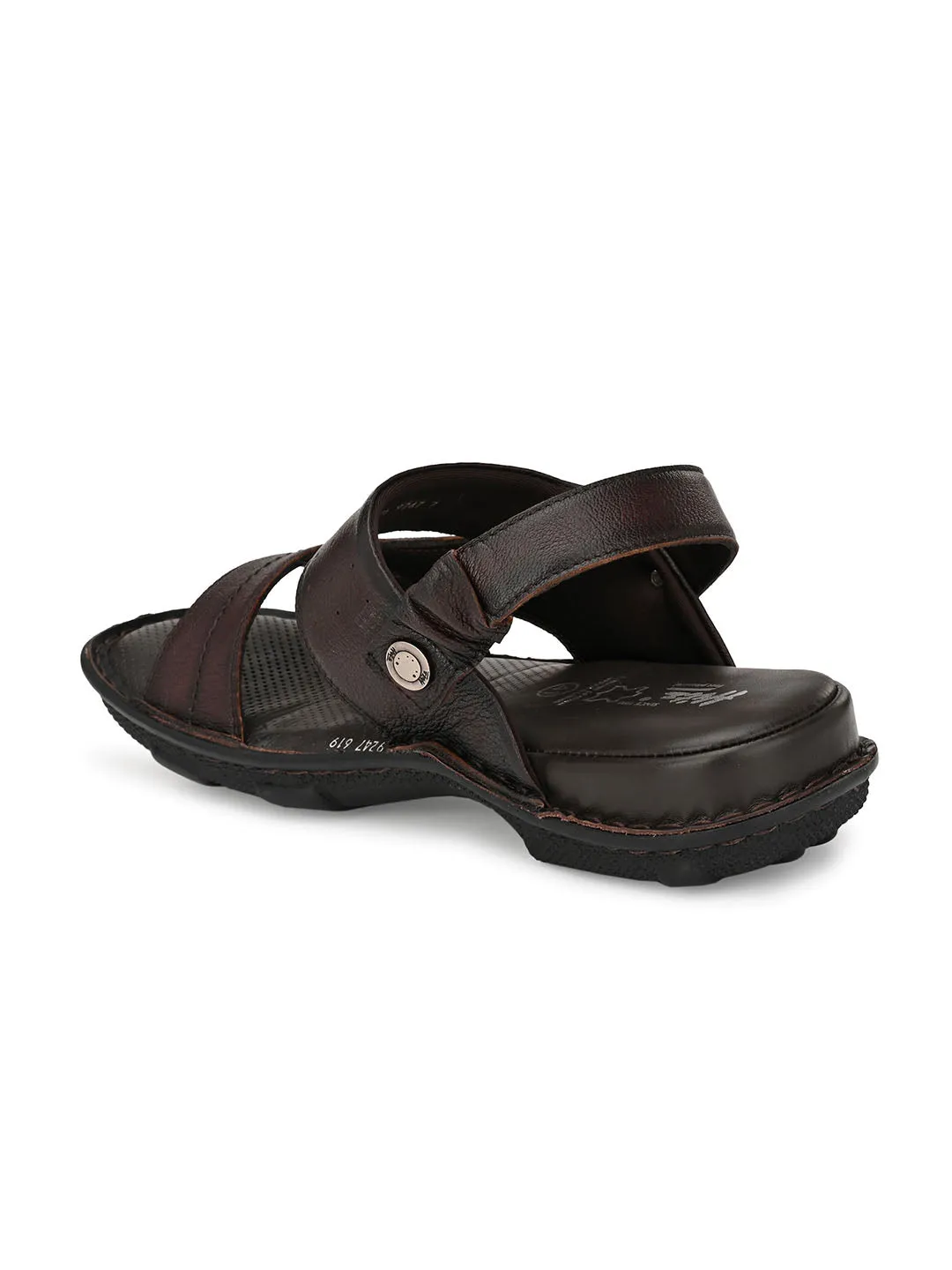 HITZ9247 Men's Totone Leather Daily Wear Slip-On Sandals