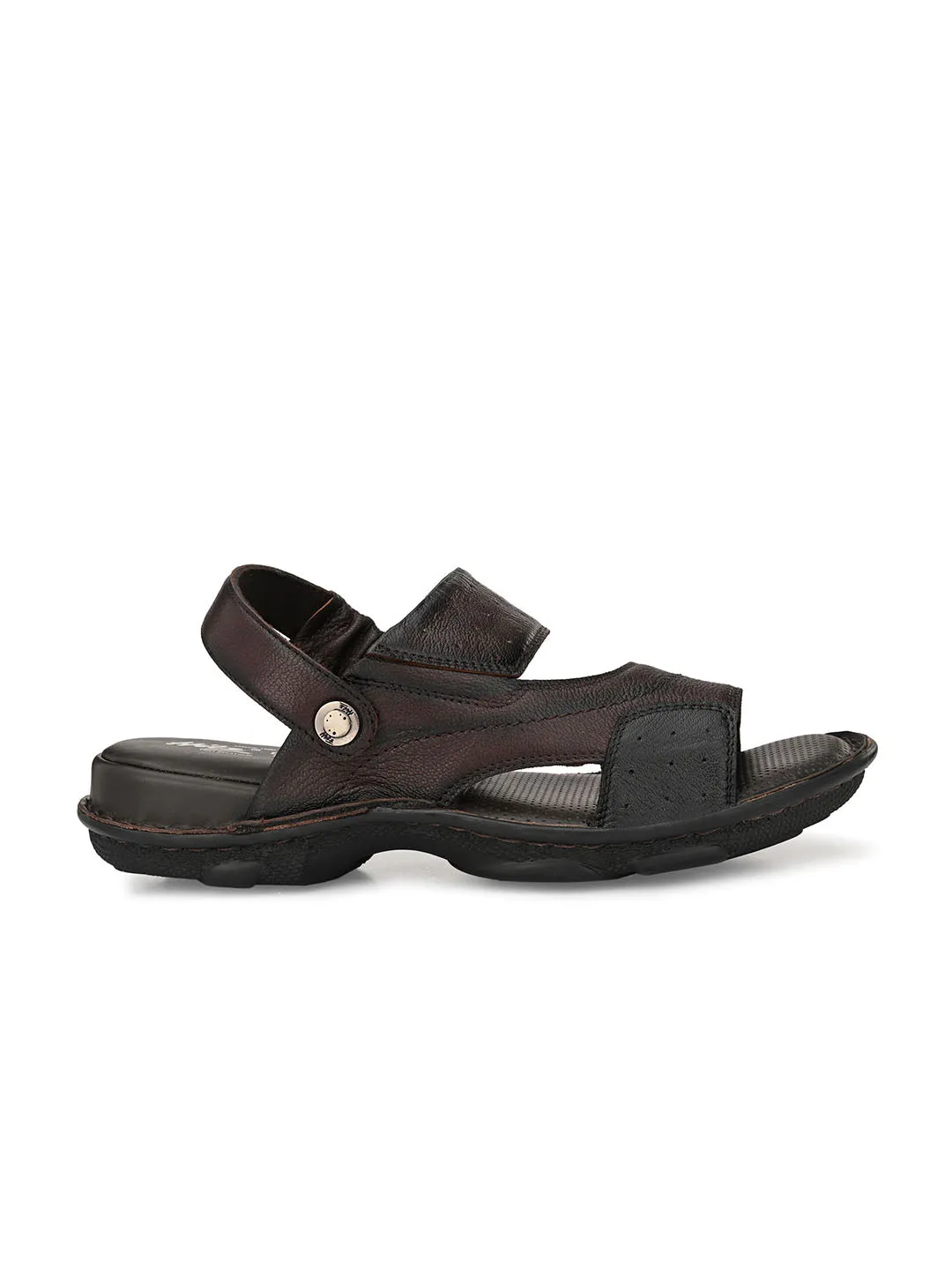 HITZ9247 Men's Totone Leather Daily Wear Slip-On Sandals