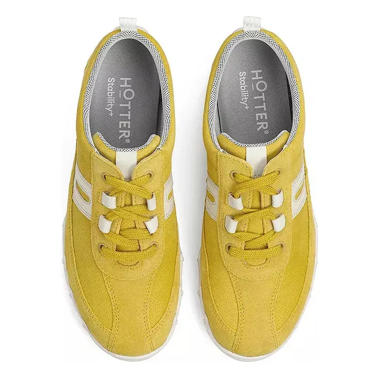 Hotter Trainer Leanne II Women’s Active Trainer Shoes Yellow