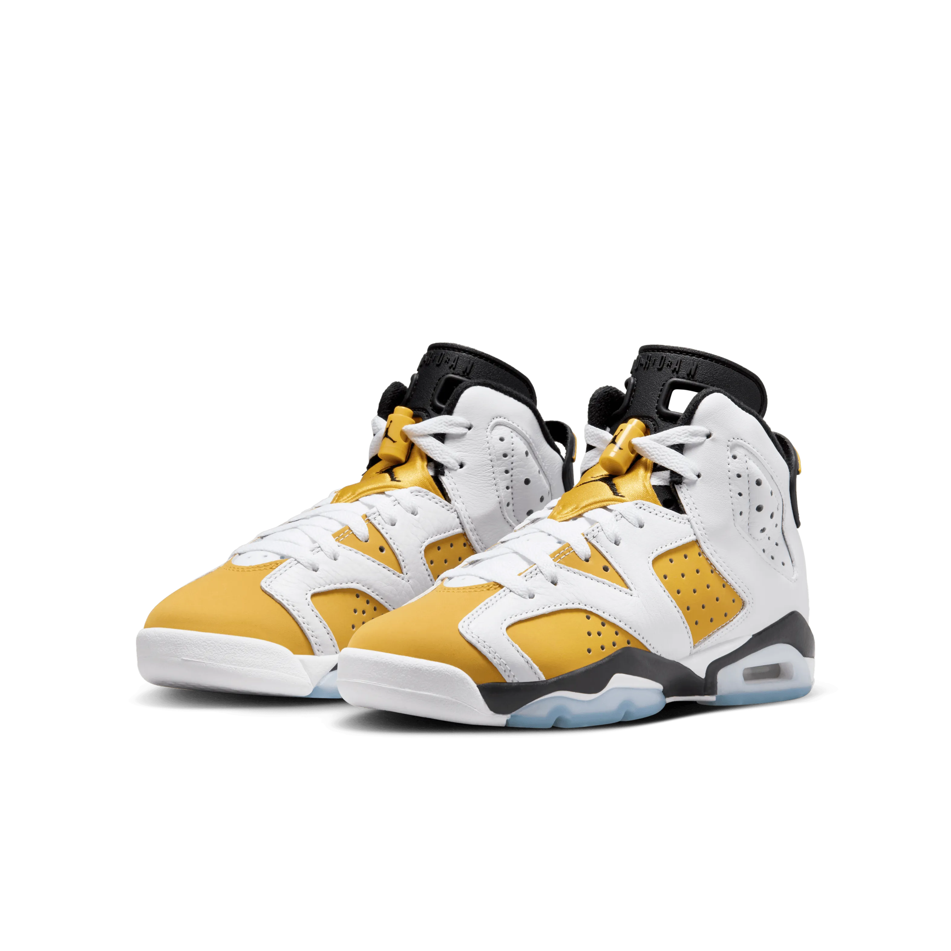 Jordan - Boy - GS Retro 6 - White/Yellow Ochre/Black