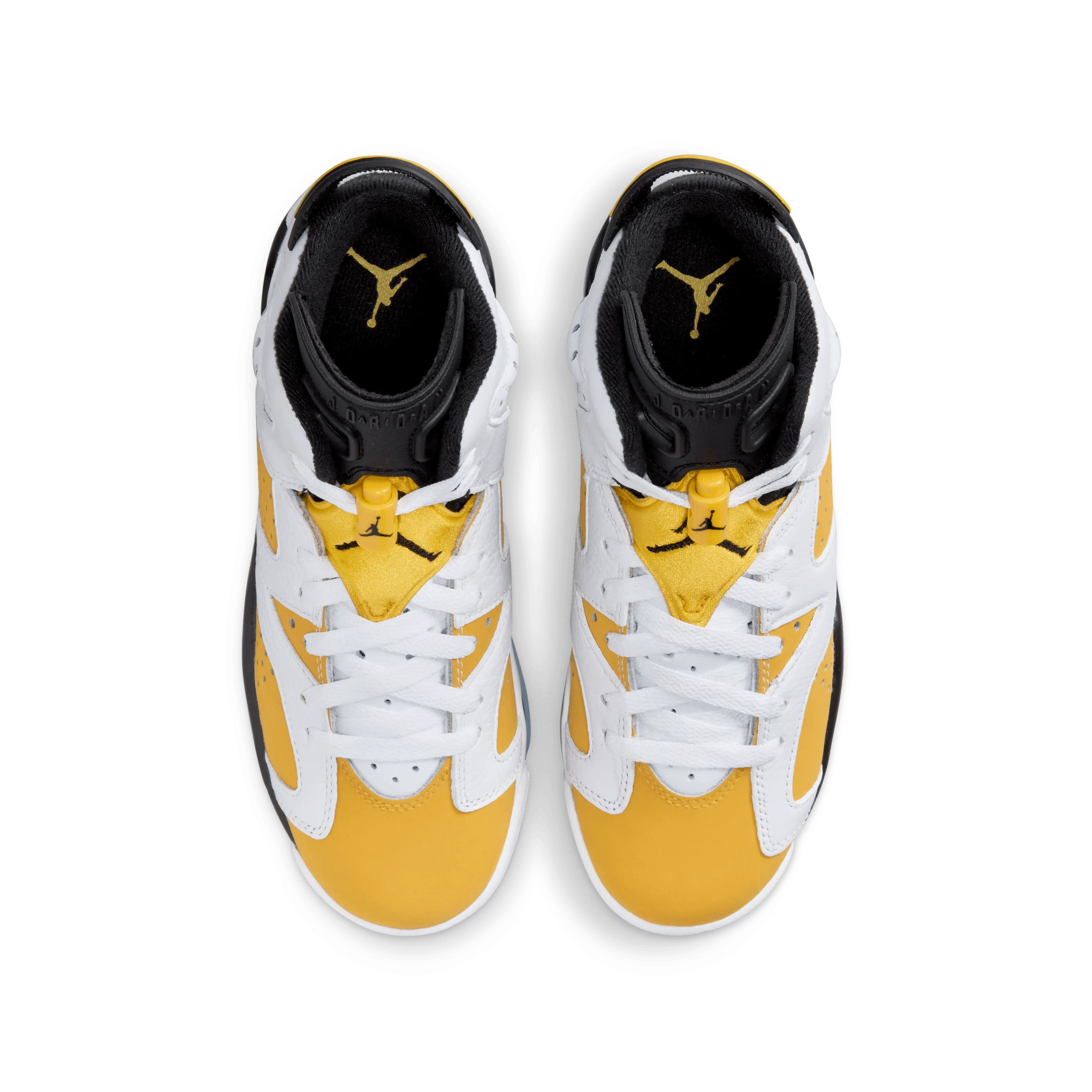 Jordan - Boy - GS Retro 6 - White/Yellow Ochre/Black