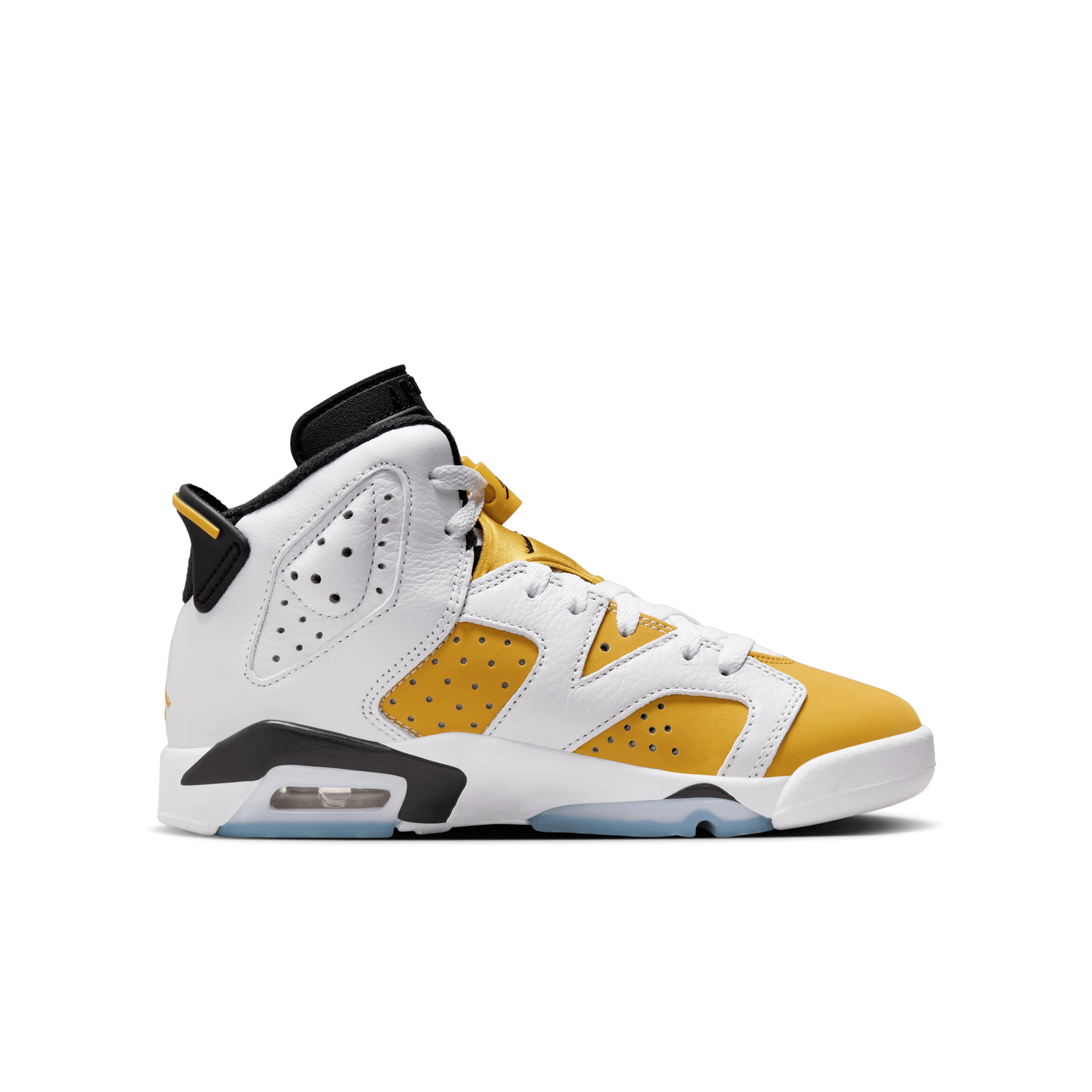 Jordan - Boy - GS Retro 6 - White/Yellow Ochre/Black