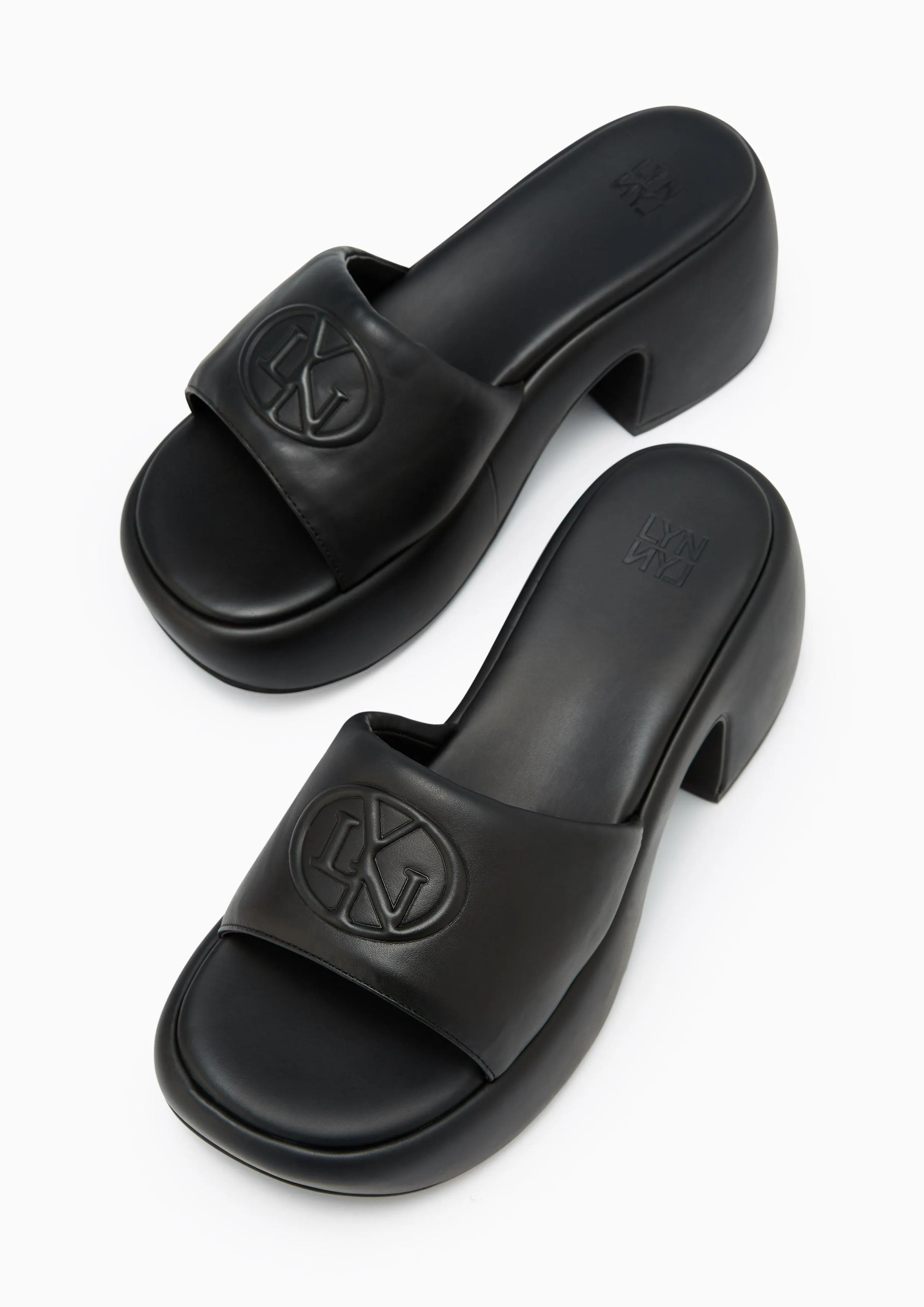 Juniper Platform Heels Black