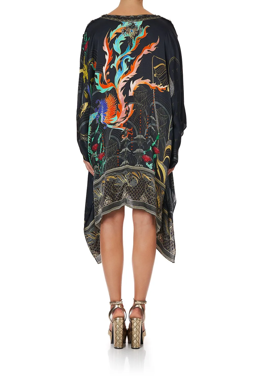 KAFTAN WITH BUTTON UP SLEEVES WISE WINGS