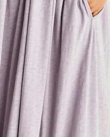 Lido Slub Maxi Dress In Lavender Ash | Lavender Ash