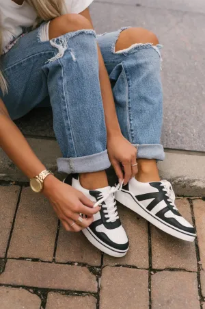 MIA Alta Black & White Sneakers - FINAL SALE