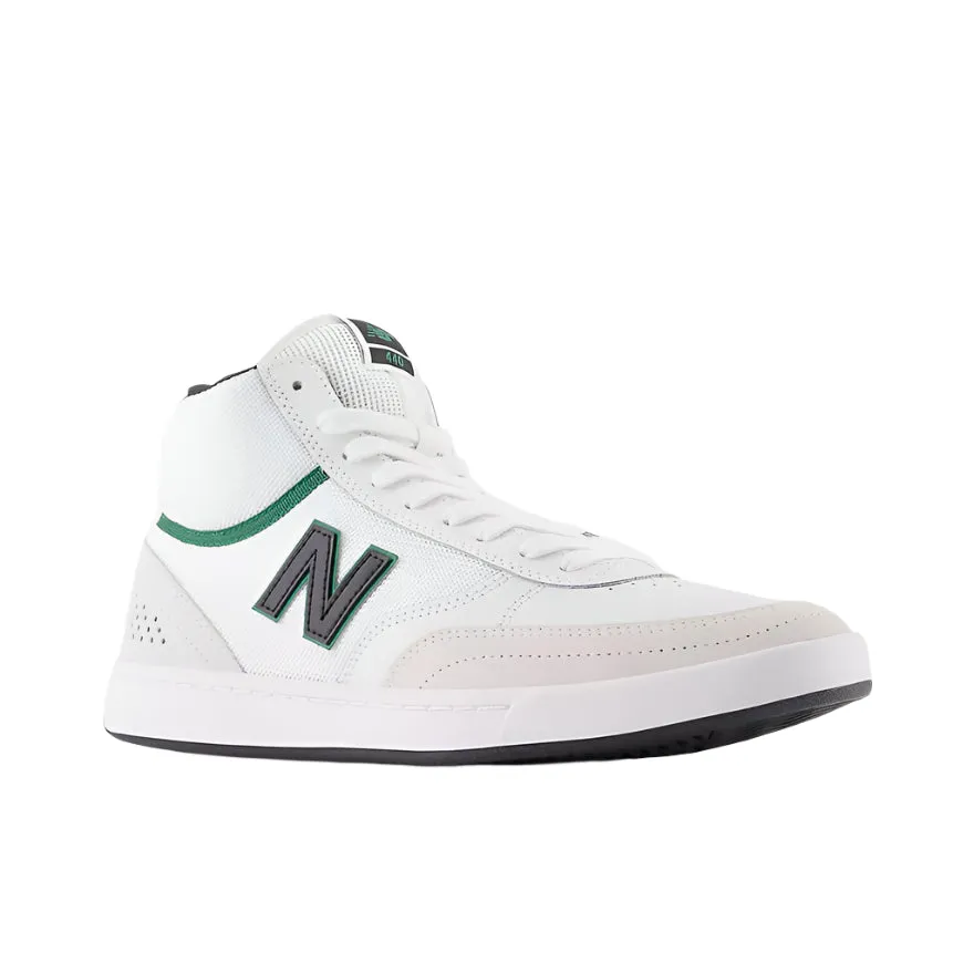 New Balance Numeric 440 High White Black Green Shoes