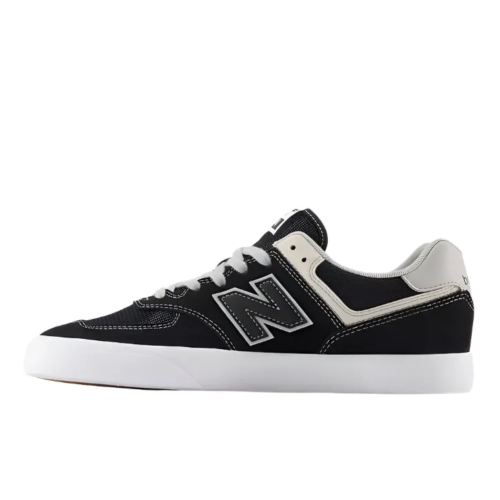 New Balance Numeric 574 Vulc Black/Grey Shoes