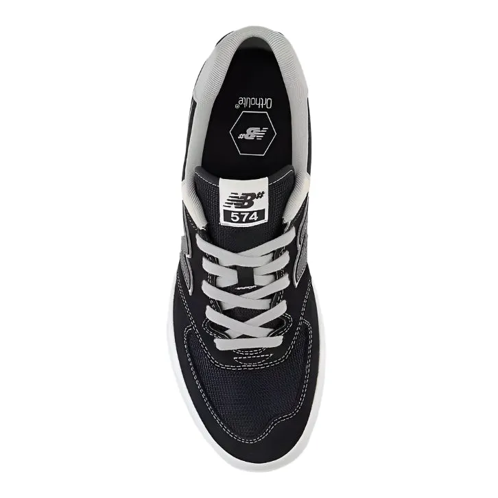 New Balance Numeric 574 Vulc Black/Grey Shoes