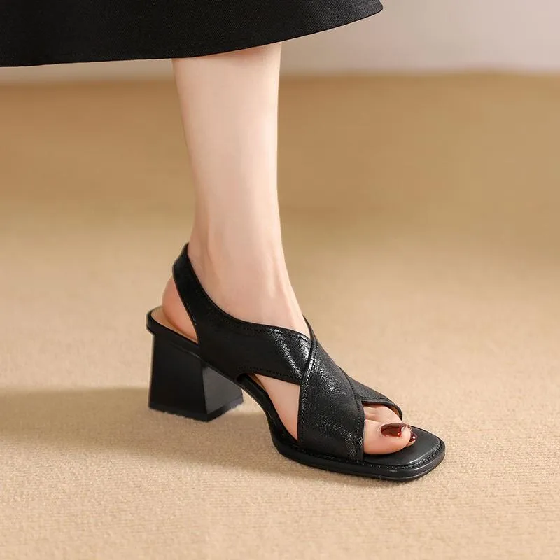 New Summer Genuine Leather Sandals