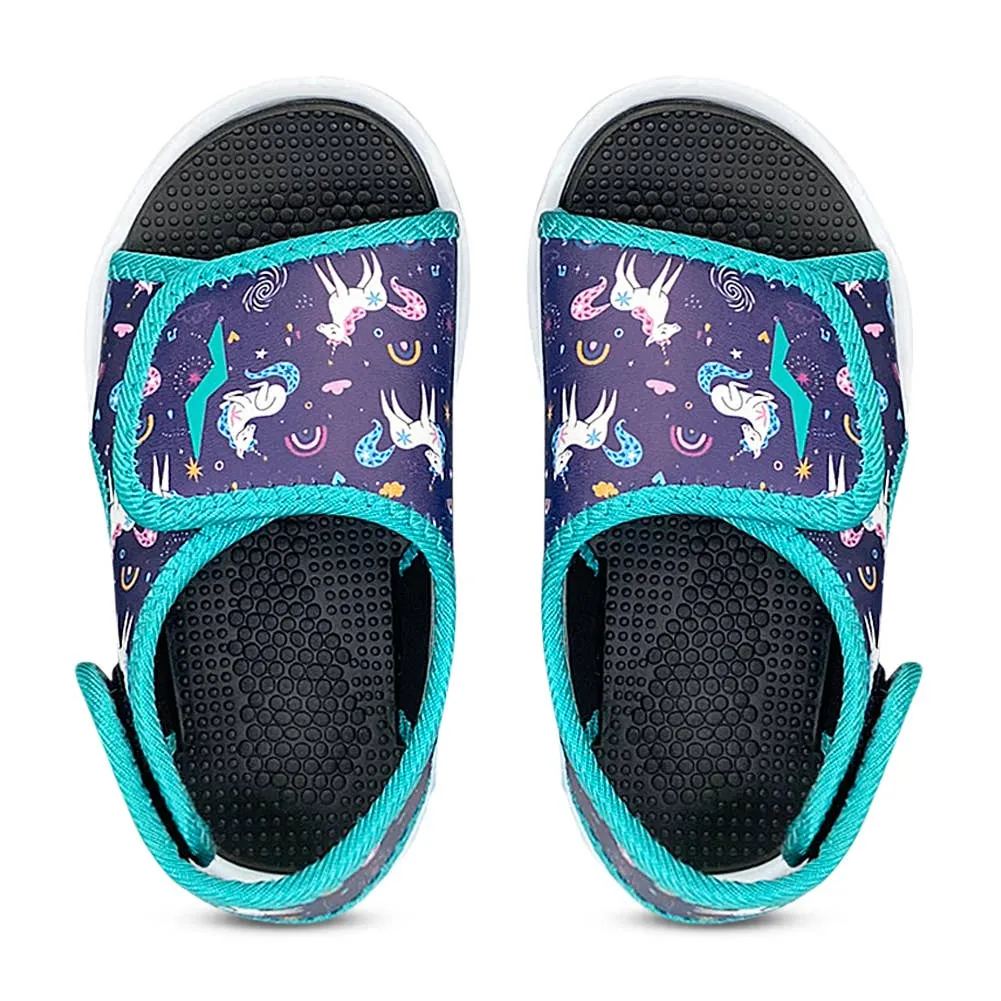 Norty TODDLER GIRL'S 5-10 SPORT SANDAL UNICORNS JADE