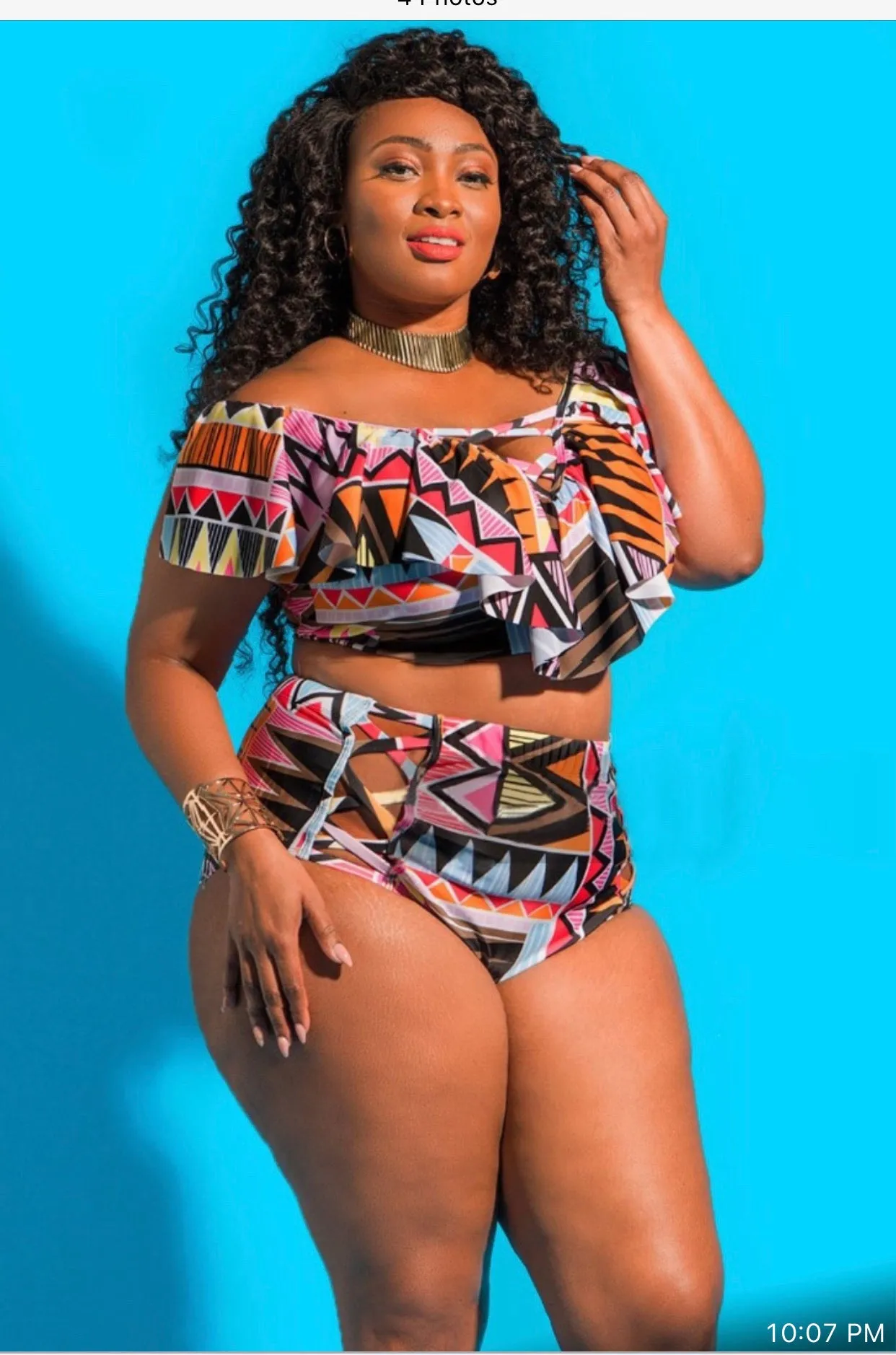 one piece off shoulder ruffled floral swimsuit