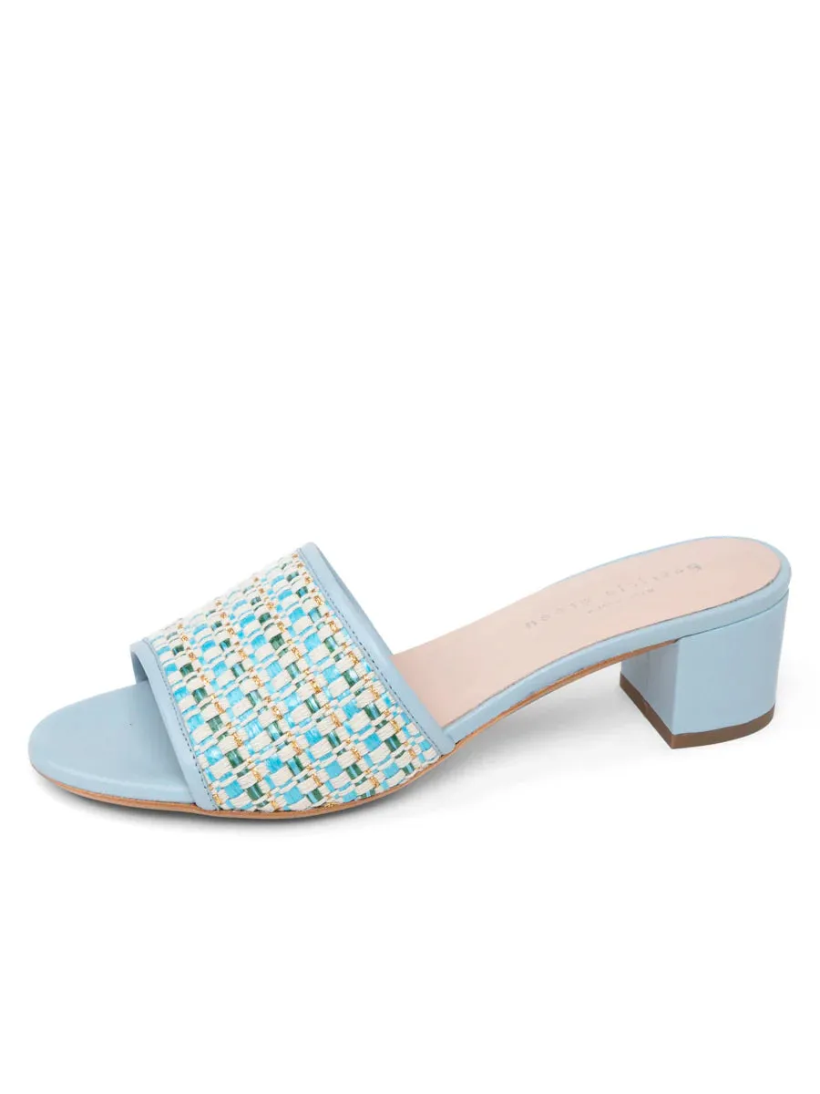 Patricia Green - Harper Raffia Block Heel Sandal