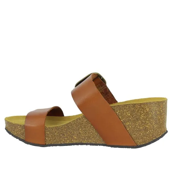 Plakton 873004 Camel Women's Wedge Sandals