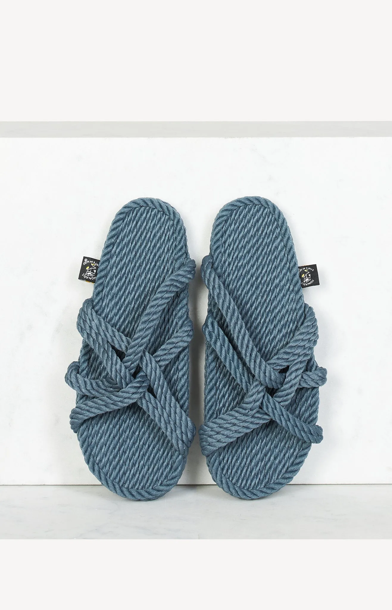 Sandale Slip On in Denim
