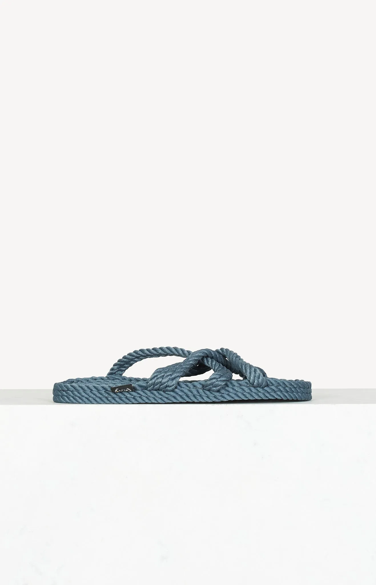 Sandale Slip On in Denim