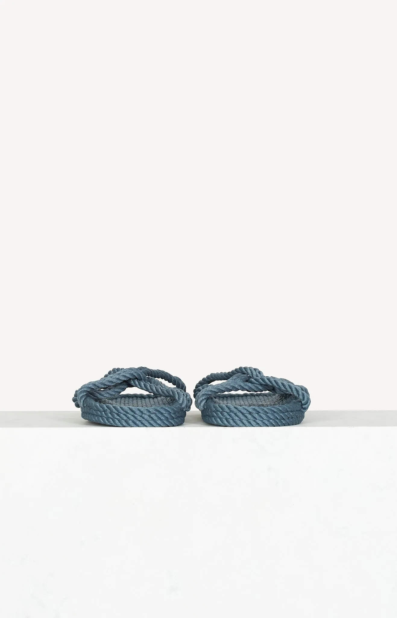 Sandale Slip On in Denim