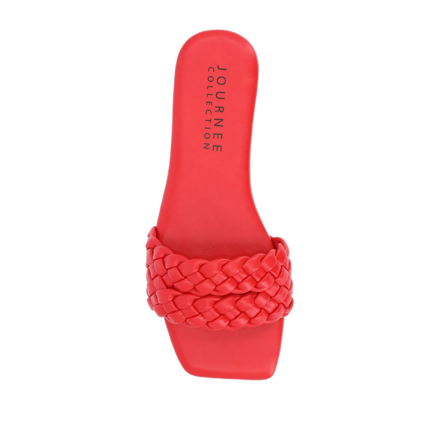 SAWYERR STATEMENT SLIDE SANDALS IN WIDE