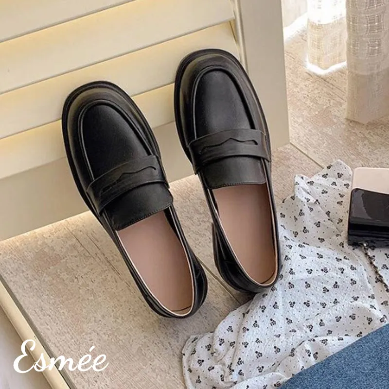【Size 37 Special Offer】Leather Loafers