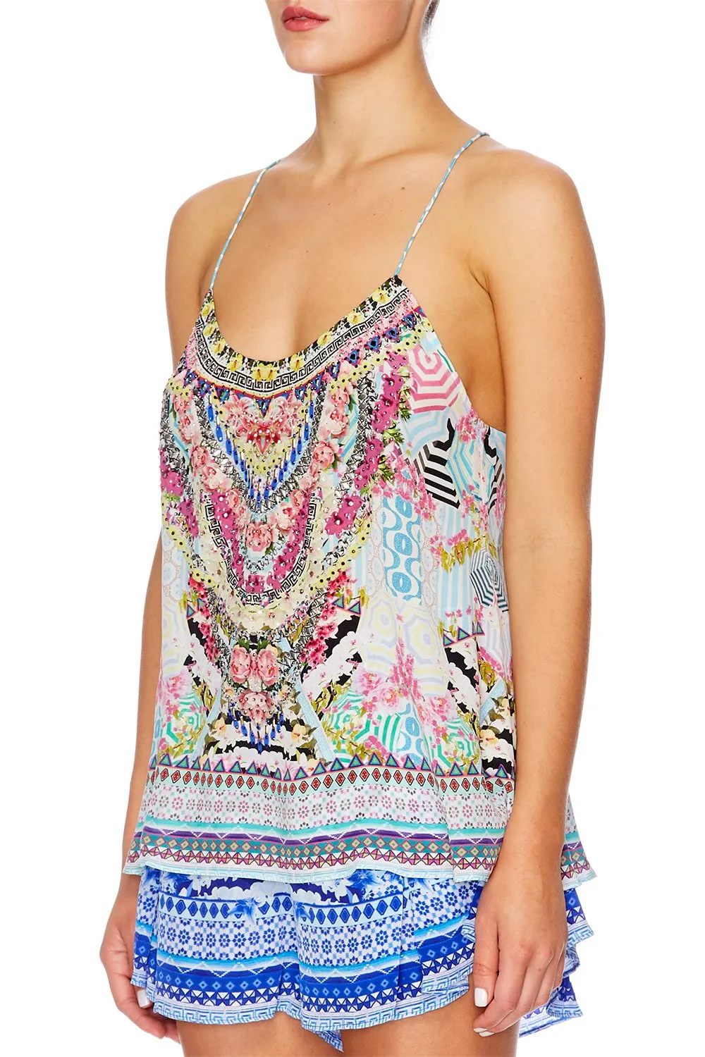 T BACK SHOESTRING STRAP TOP UNDER MY