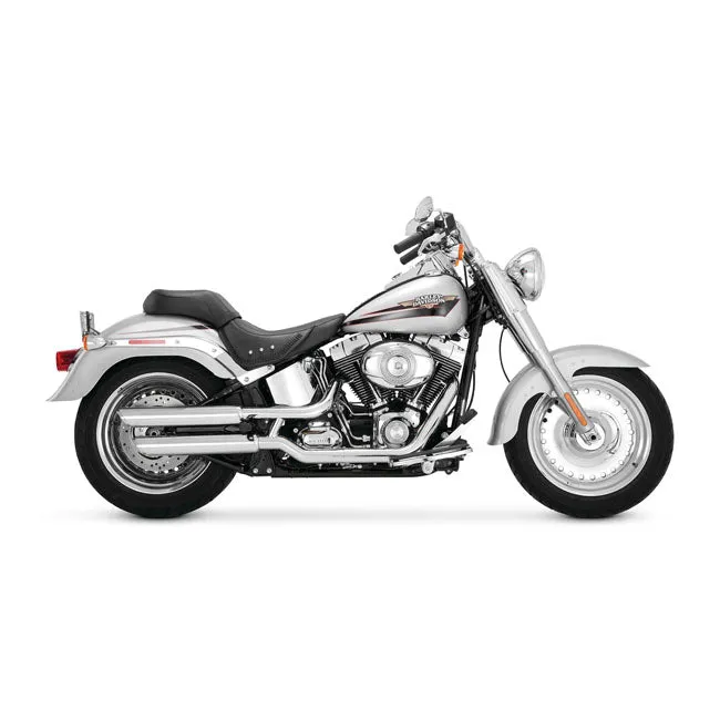 Vance & Hines 16843 Twin Slash 3 in. Slip-on Exhaust 07-16 Fat Boy/Deuce