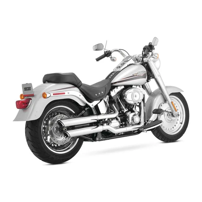 Vance & Hines 16843 Twin Slash 3 in. Slip-on Exhaust 07-16 Fat Boy/Deuce