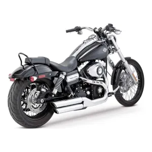 Vance & Hines 16845 Twin Slash 3 in. Slip-on Exhaust 08-16 Wide Glide, Fat Bob & Lowrider