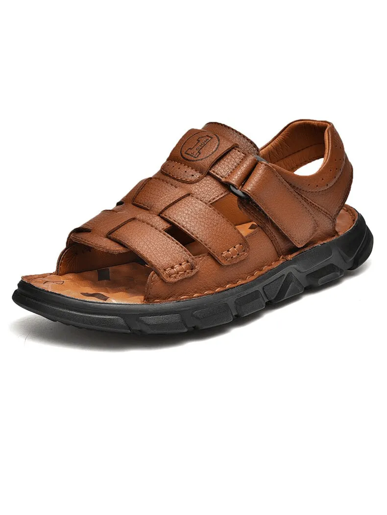 Vintage Men's Sandals With Soft Bottom / Outdoor Trekking Footwear - SF1340