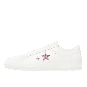 Women's Converse X Turnstile One Star Pro Ox - White/Pink