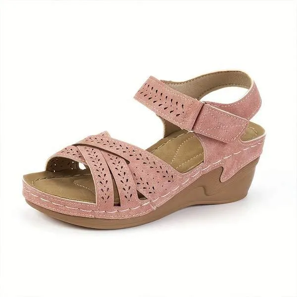 Women's Wear-Resistant Wedge Platform Sandals 15340799C